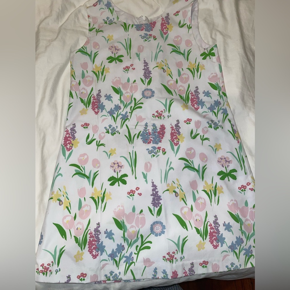 The Beaufort Bonnet Company nwot white shift dress with flowers 10